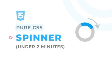 CSS Tutorial | How to create a SPINNER under 2 minutes