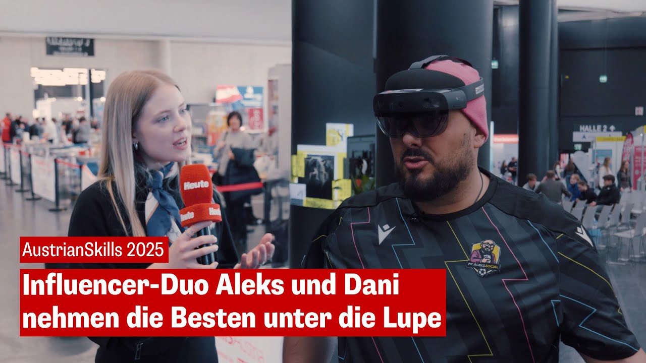 Schrauben, Schürzen, Sahnehauben: Influencer-Duo Aleks und Dani erleben die AustrianSkills 2025