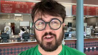 Hamburgers at Kopp’s Frozen Custard in Wisconsin