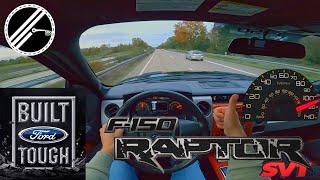 Ford F150 Raptor SVT 6.2 V8 416 PS Top Speed Drive On German Autobahn No Speed Limit POV #FORDF150