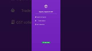 📦 Trade & Commerce — SarkarData Govt Data App #Shorts