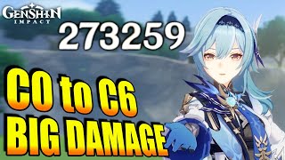 Eula C0 to C6 Changes Everything - Genshin Impact