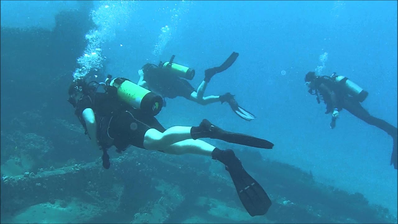 Shore entrance diving in Maui 2016 YouTube