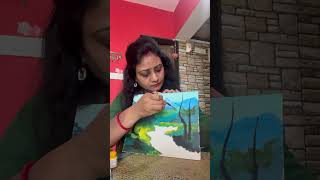 Don't miss the end result 😱#acrylicpainting #shorts #short #art #shortfeed#drawing #painting #art