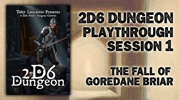 2D6 Dungeon Play Testing - A Print and Play, Roll and Write, Solo Player, Dungeon Crawler