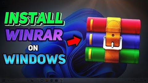 How To Download and Install WinRAR On Windows 10/11 | (Tutorial)