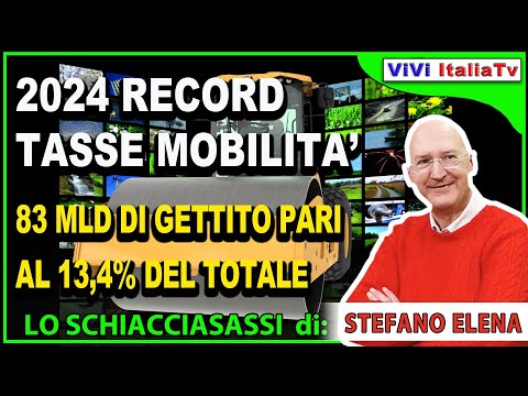 Video Carico fiscale sulla motorizzazione: è nuovo record a 83 miliardi di euro nel 2024