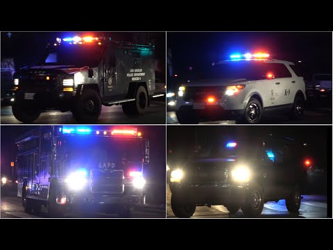 LAPD SWAT, K9, & Metro Units Responding