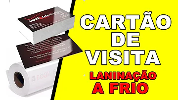 Como envernizar o cartão de visita?