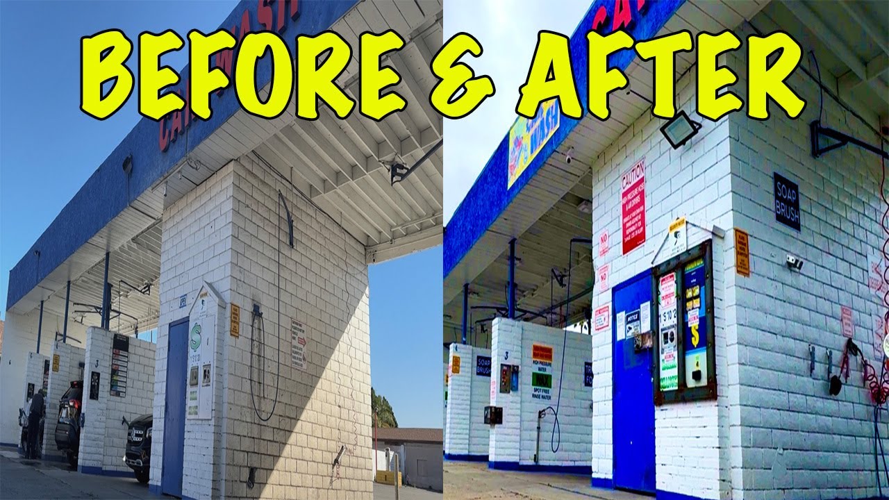 Before & After | Renovating a Self Serve Car Wash