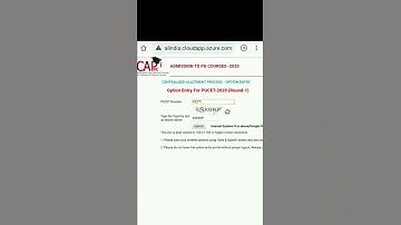 PGCET 2020 | First Round Option Entry Link | #KEA #MBA #MCA #M.TECH #M.ARCH #M.E