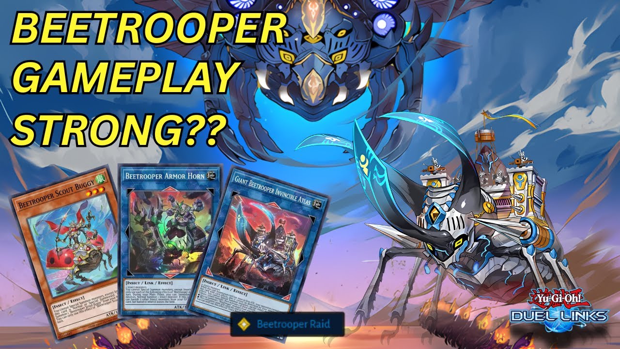 STRONGEST INSECT DECK?! BEETROOPER COMBO! [Yu-Gi-Oh! Duel Links]