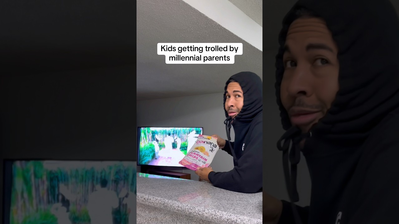 Kids getting trolled by millennial parents