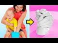 How to cast anything you want. Baby Hand Casting idea