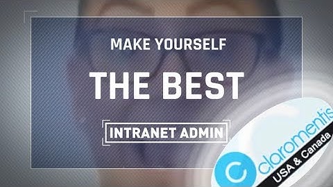 +ADD Pages and Links to your Intranet Menu