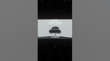 سورة آل عمران|54-55|القارئ:#محمد_اللحيدان #قران #quran #قران_كريم #تلاوة#تلاوة_هادئة#آية#تلاوة_خاشعة