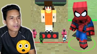 Spider Man in Red Light Green Light SQUID GAME I 456 Survival Challenge #1 screenshot 5