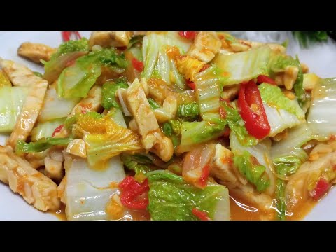Cara Memasak Sawi Putih Campur Tempe