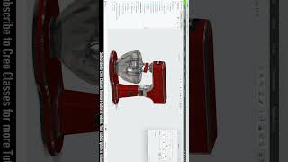 Rotating Bowl Mixer 🤯 Design in Creo Parametric 7.0 #shorts #trending