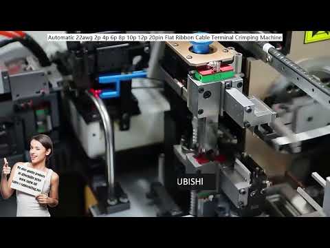 Automatic 22-AWG 2-p 4-p 6-p 8-p 10-p 12-p 20-pin Flat Ribbon Cable Terminal Crimping Machine