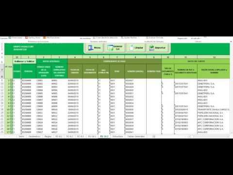 Importación de Comprobantes de Pagos Físicos en Portal con Excel SLE PLE 1
