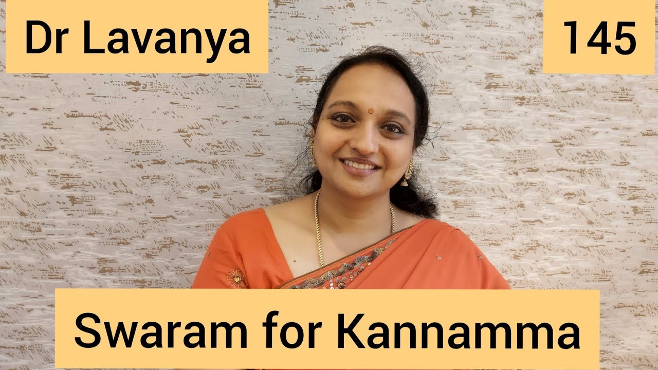| Swaram for Kannamma | Kaala | Dr Lavanya | Voice Culture | Carnatic Notes |