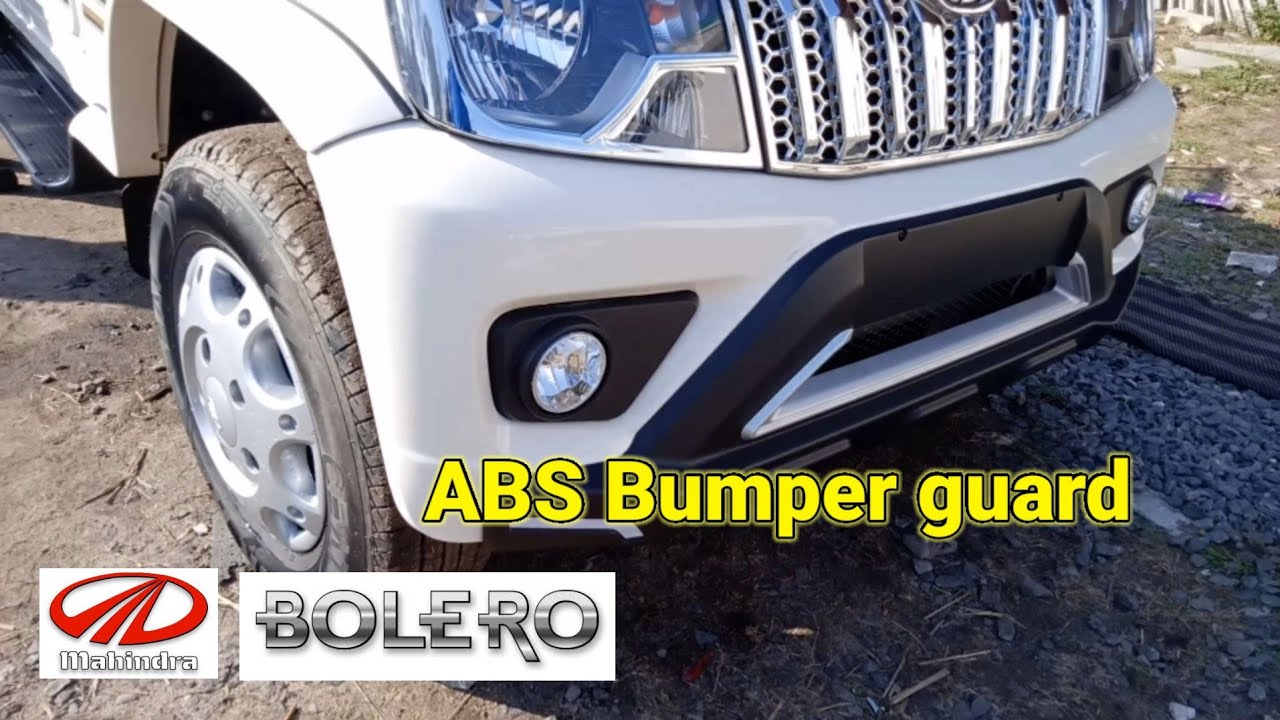 Mahindra Bolero Bolero bumper guard front bumper guard autonews369 YouTube