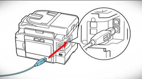 Epson WorkForce WF-3620 | Wireless Setup Using a Temporary USB Connection