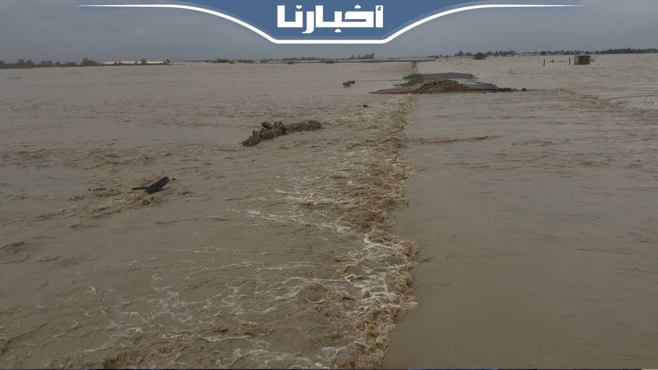 ارتفاع منسوب واد سبو يقطع طريق بين دار الگداري ومشرع بلقصيري