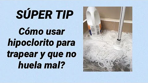 ¿Cómo quitar el olor a cloro en la casa?