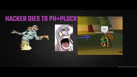 [YBA] Winning against an exploiter in 1v1s with Purple Haze+Pluck