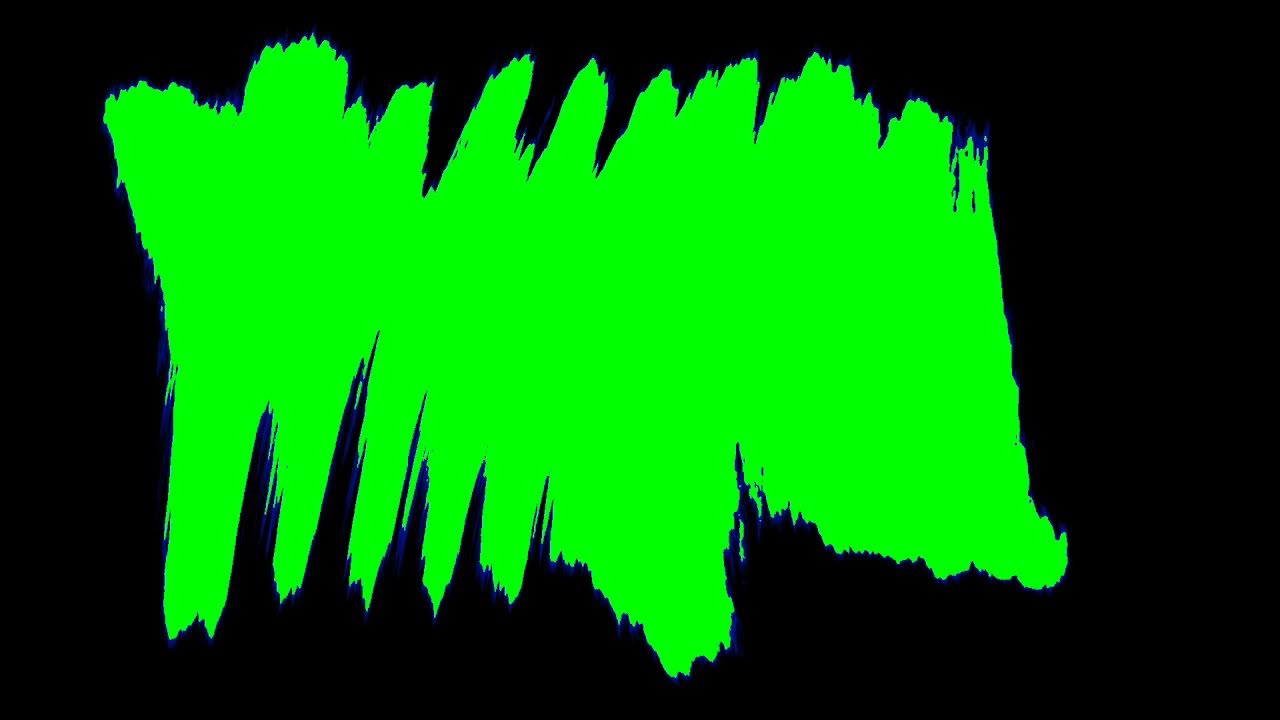 Paint Brush Transition Template Brush Green Screen Template Green