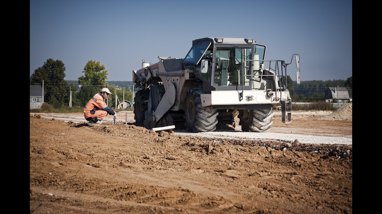 Стабилизация грунта - YouTube