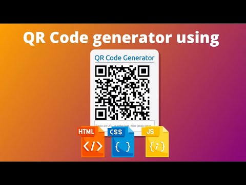 How To Make QR Code Generator Website Using HTML CSS And JavaScript