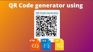 How To Make QR Code Generator Website Using HTML CSS And JavaScript