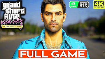 GTA VICE CITY DEFINITIVE EDITION Gameplay Walkthrough FULL GAME [4K 60FPS PC RTX] - No Commentary