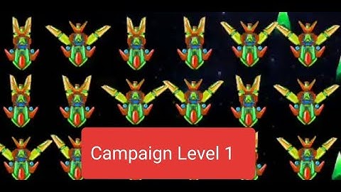 Galaxy Attack Alien Shooter Campaign Level 1 New 2021 | Mobile View By Zambario Gamers