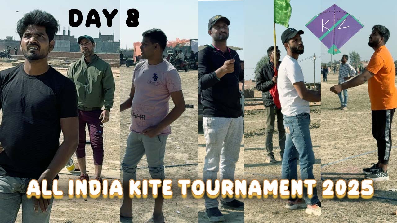 Day 8 Lucknow All india Kite Tournament 2025 | Kite Tournament 2025