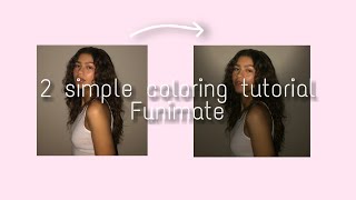 2 simple coloring tutorial || Funimate