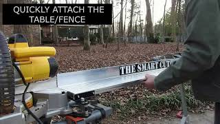 The Smart Cut Miter Saw Table Fence And Measuring System - Newest