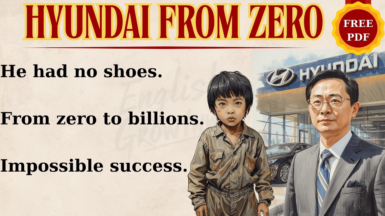 Hyundai: From Zero | Story of Hyundai | Learn English Through Story | English Fluency Practice