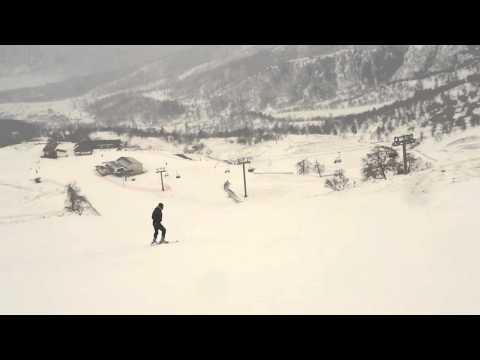 დიდველის მეორე ზედა ტრასიდან დაშვება