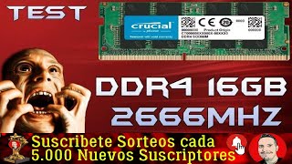 Memoria Ram Crucial DDR4 16gb Sodimm Pruebas Benchmark