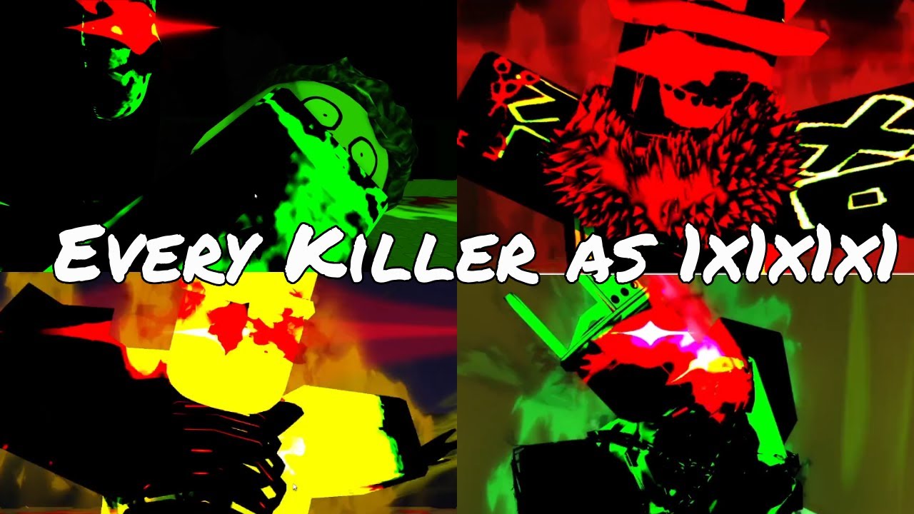 Roblox Forsaken Every Killer as 1x1x1x1 - YouTube