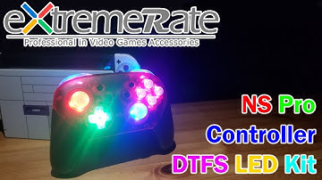 eXtremeRate Nintendo Switch PRO Controller DTFS LED Kit Review