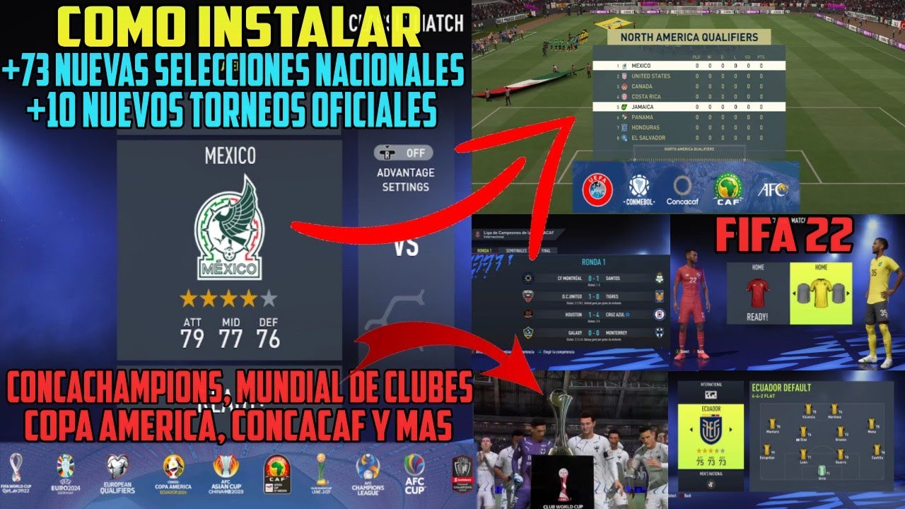 ¿Qué selecciones hay en modo carrera FIFA 22