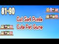 Cat sort puzzle level 8190