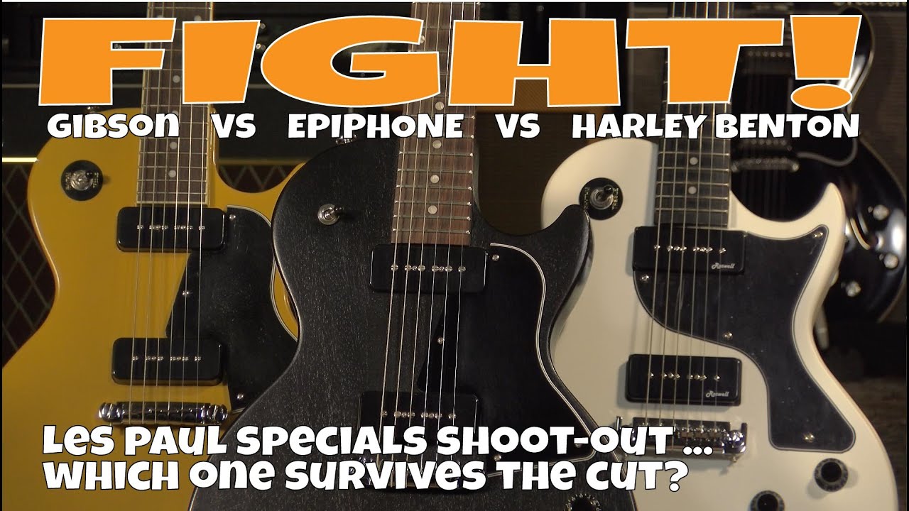 Epiphone Les Paul Special vs Gibson vs Harley Benton - Which One