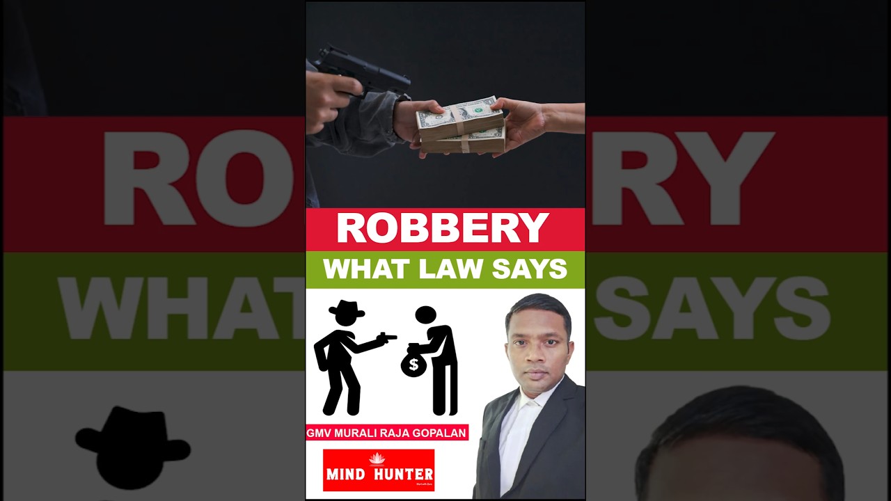 ROBBERY  | SECTION 309 BNS ACT 2023 | MIND HUNTER LAW
