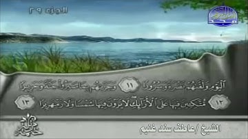 سورة الإنسان - الشيخ / عاطف سند غنيم